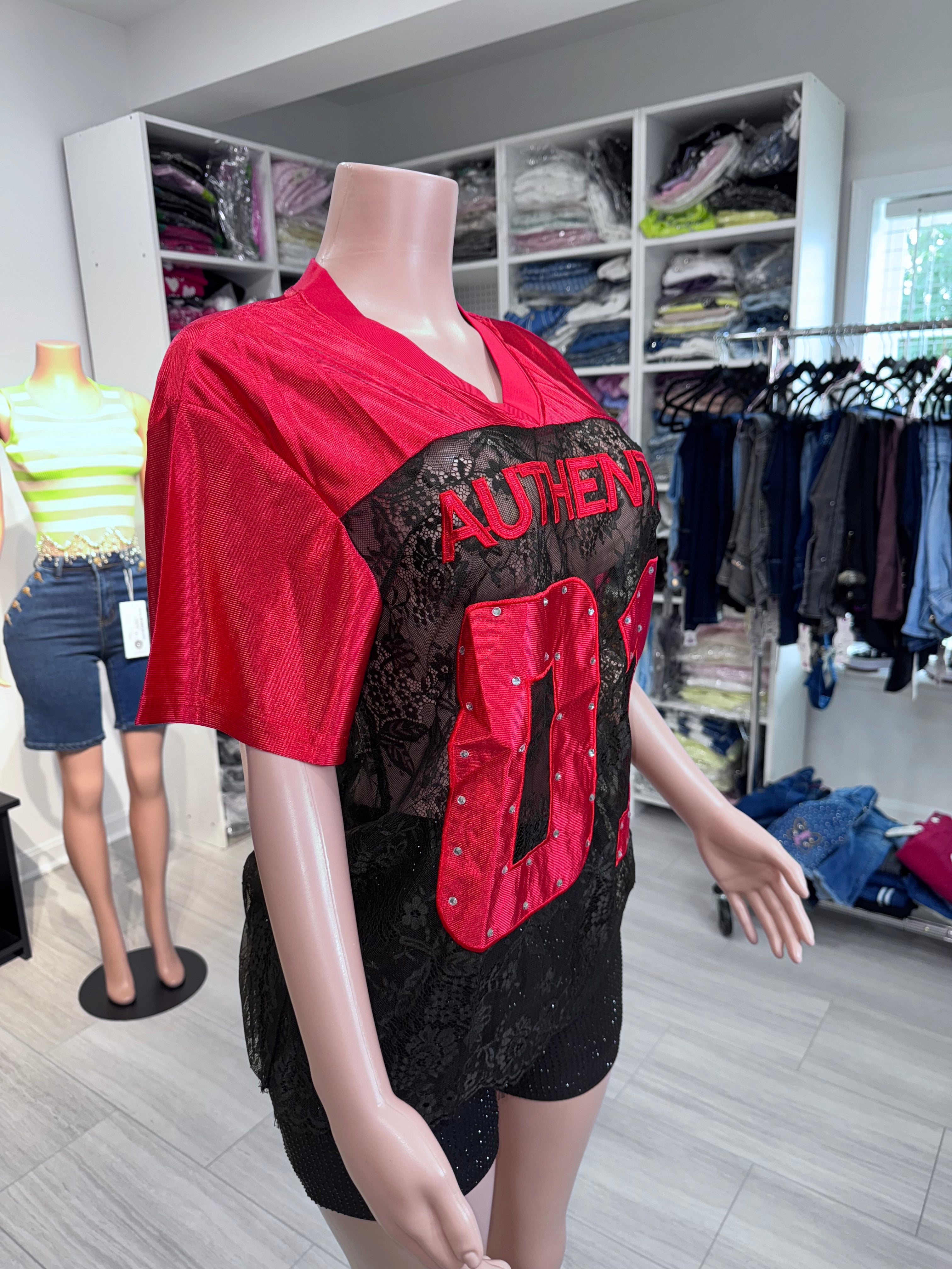 6348 Authentic Lace Game Jersey