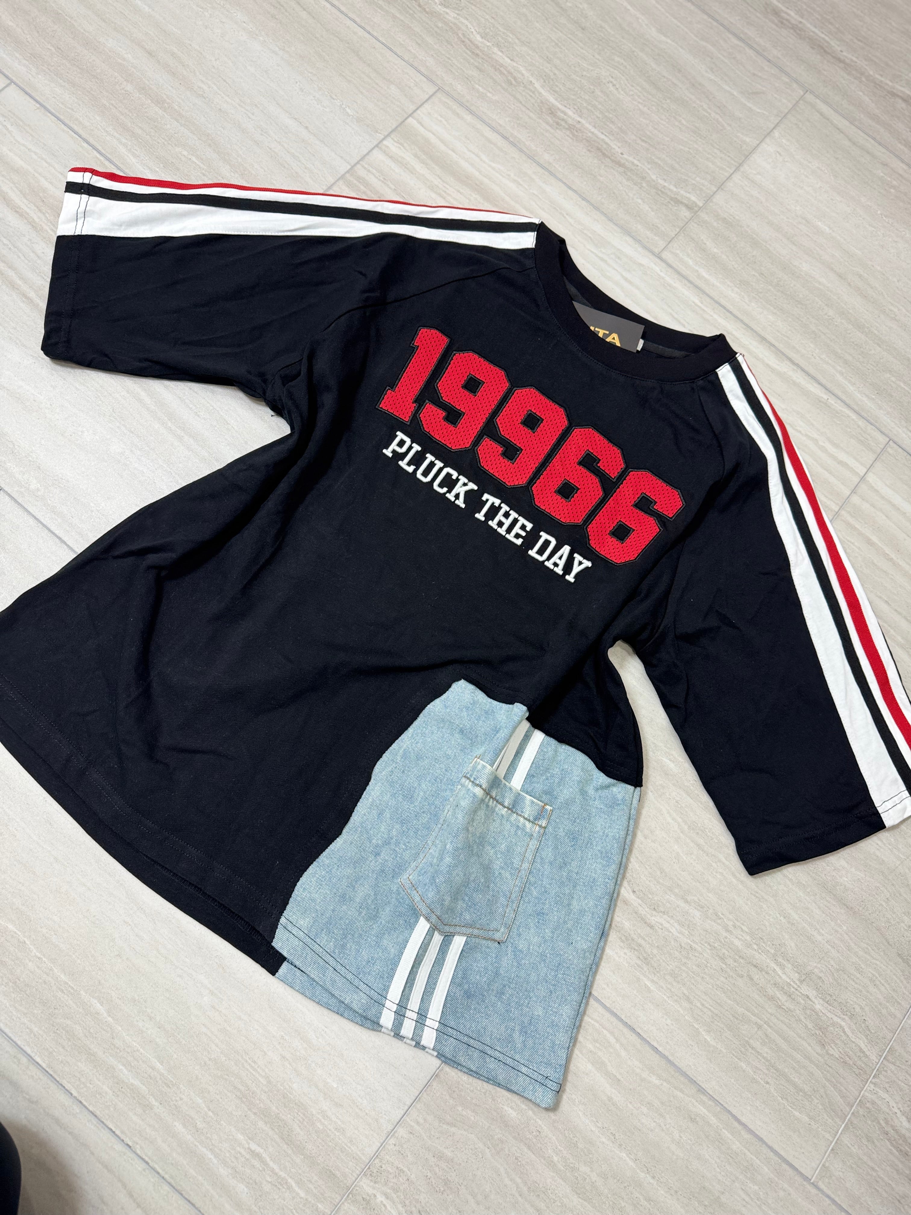 GTC11051 Retro Patch Varsity Tee
