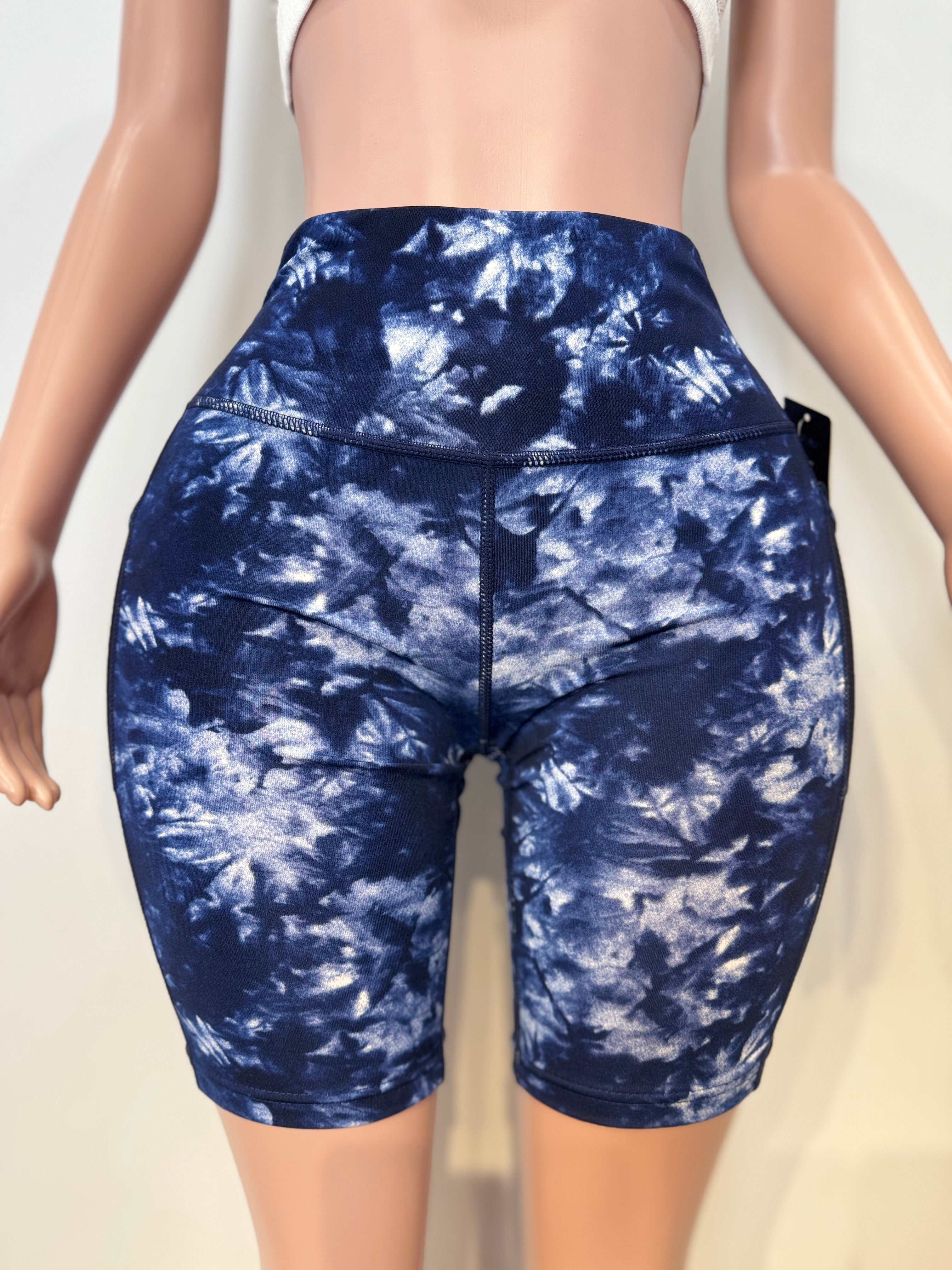 Y6693 FlexZone Mesh Pocket Biker Shorts