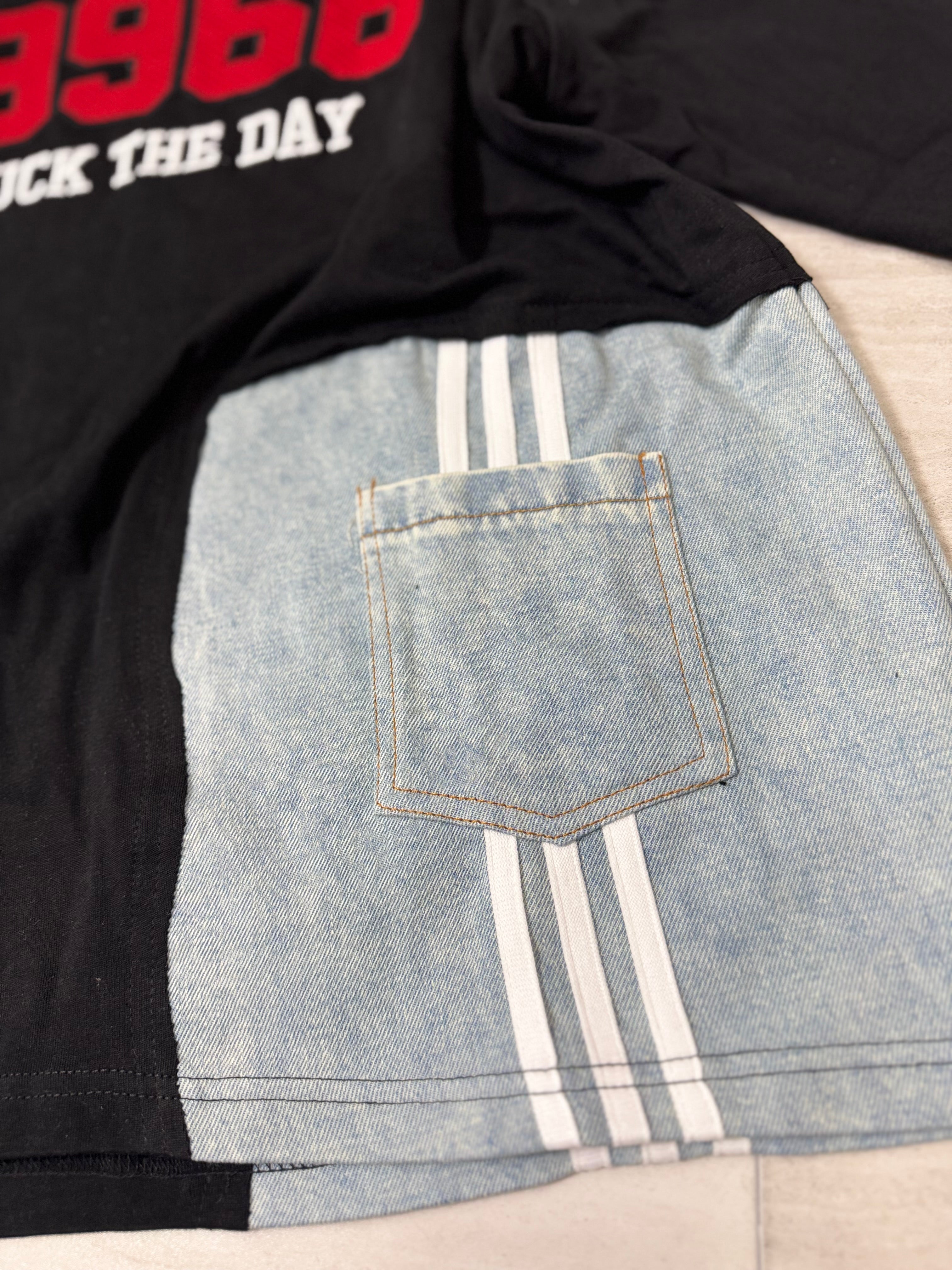 GTC11051 Retro Patch Varsity Tee