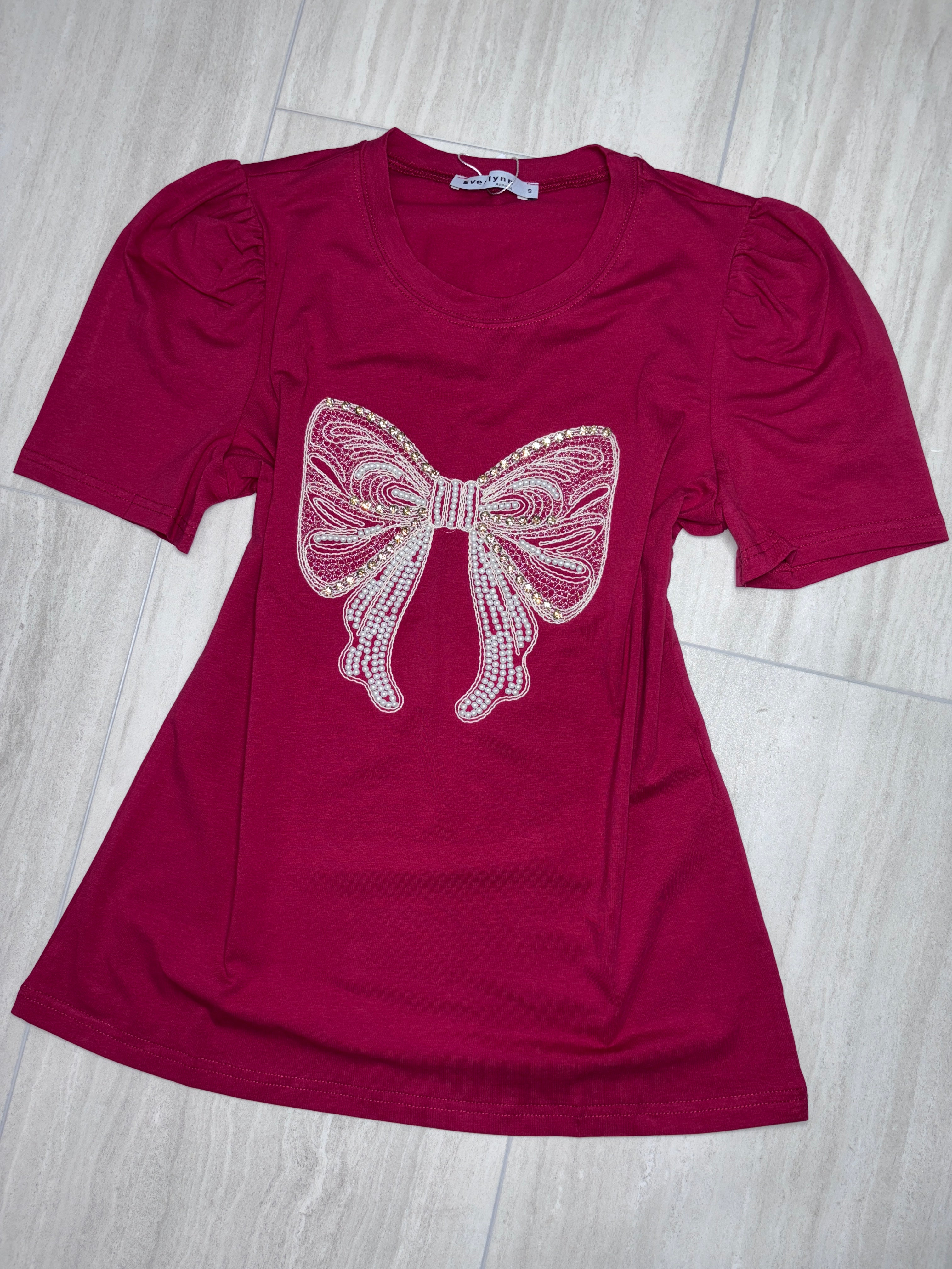 N1628 x Golden Bow Glam Tee