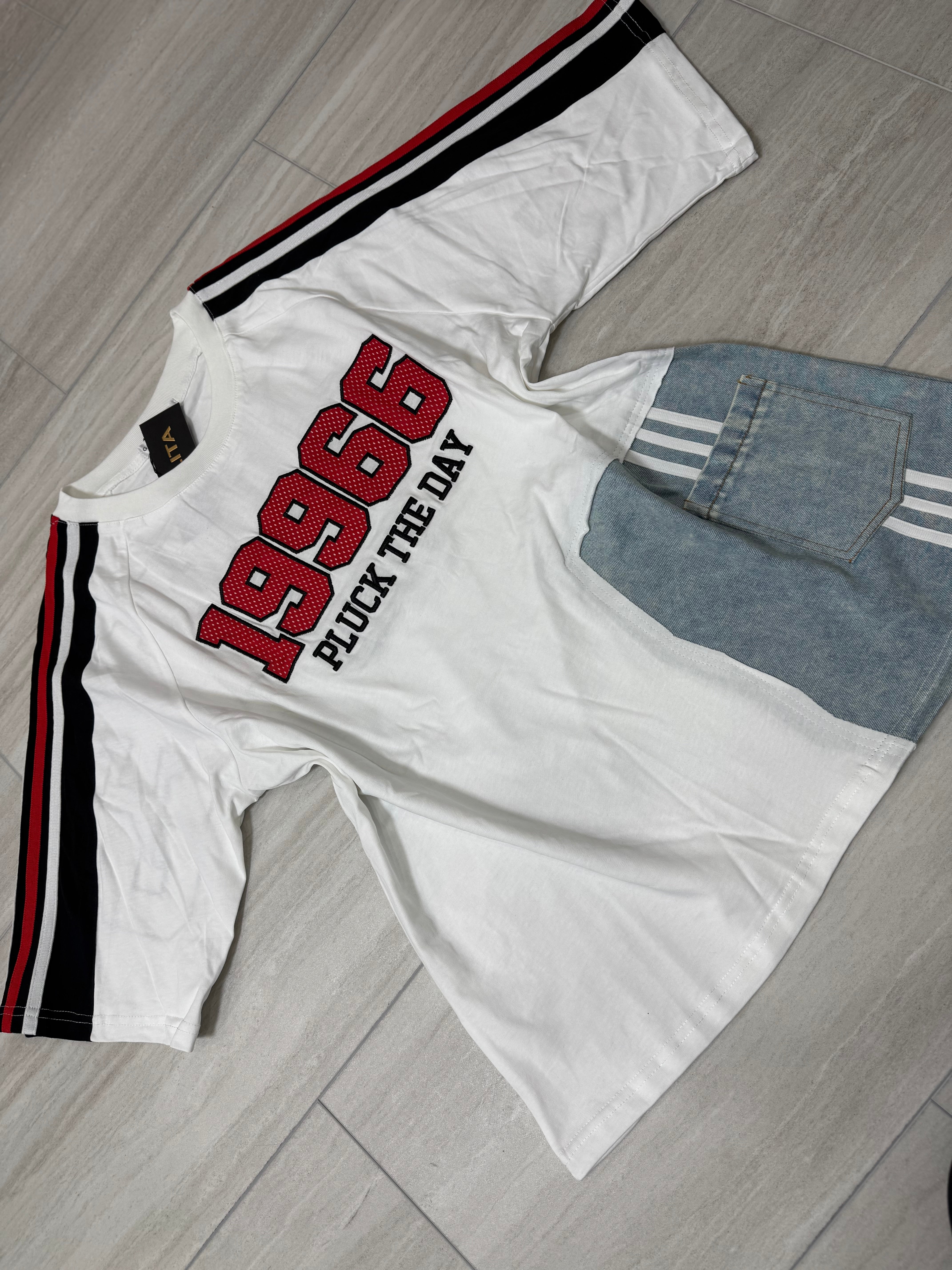 GTC11051 Retro Patch Varsity Tee