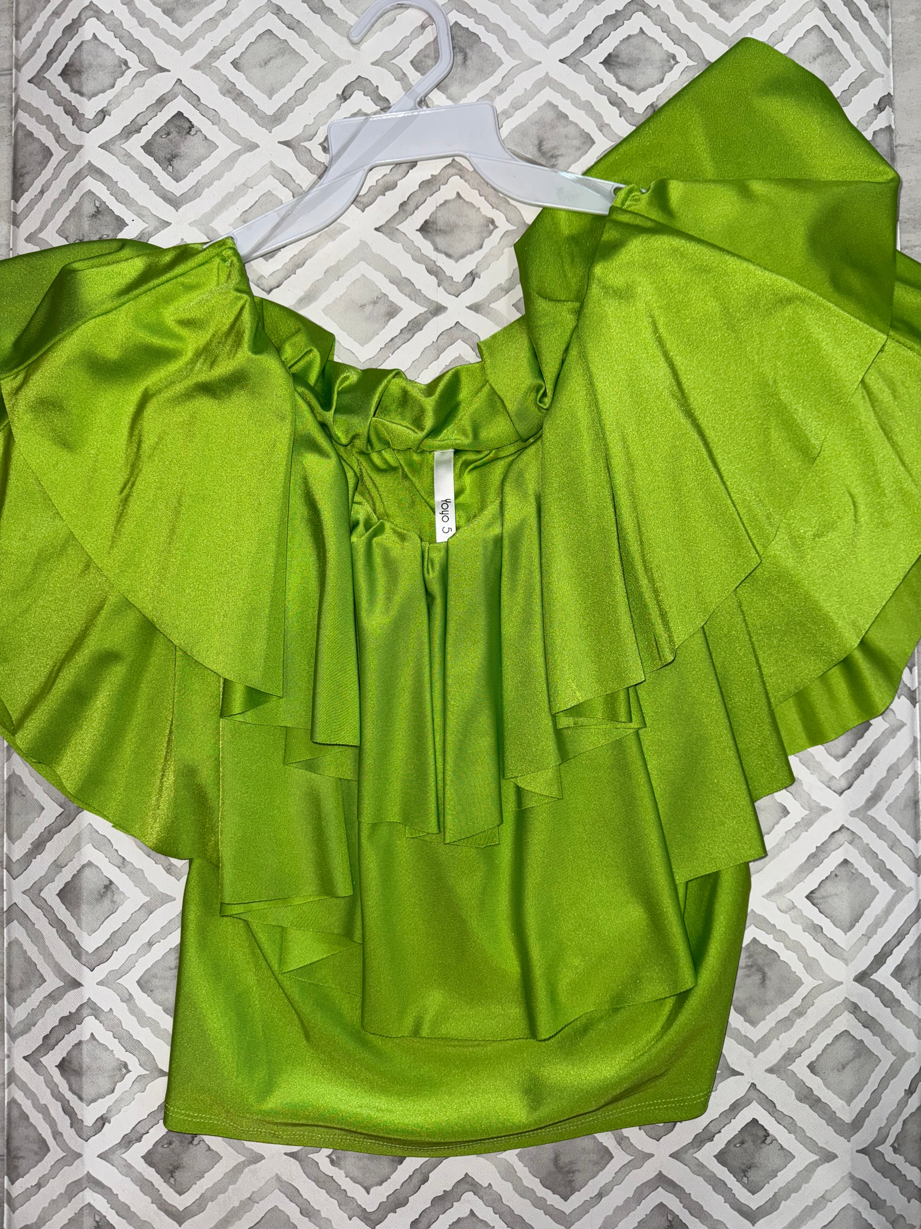 Luxe Ruffle Off-Shoulder Top