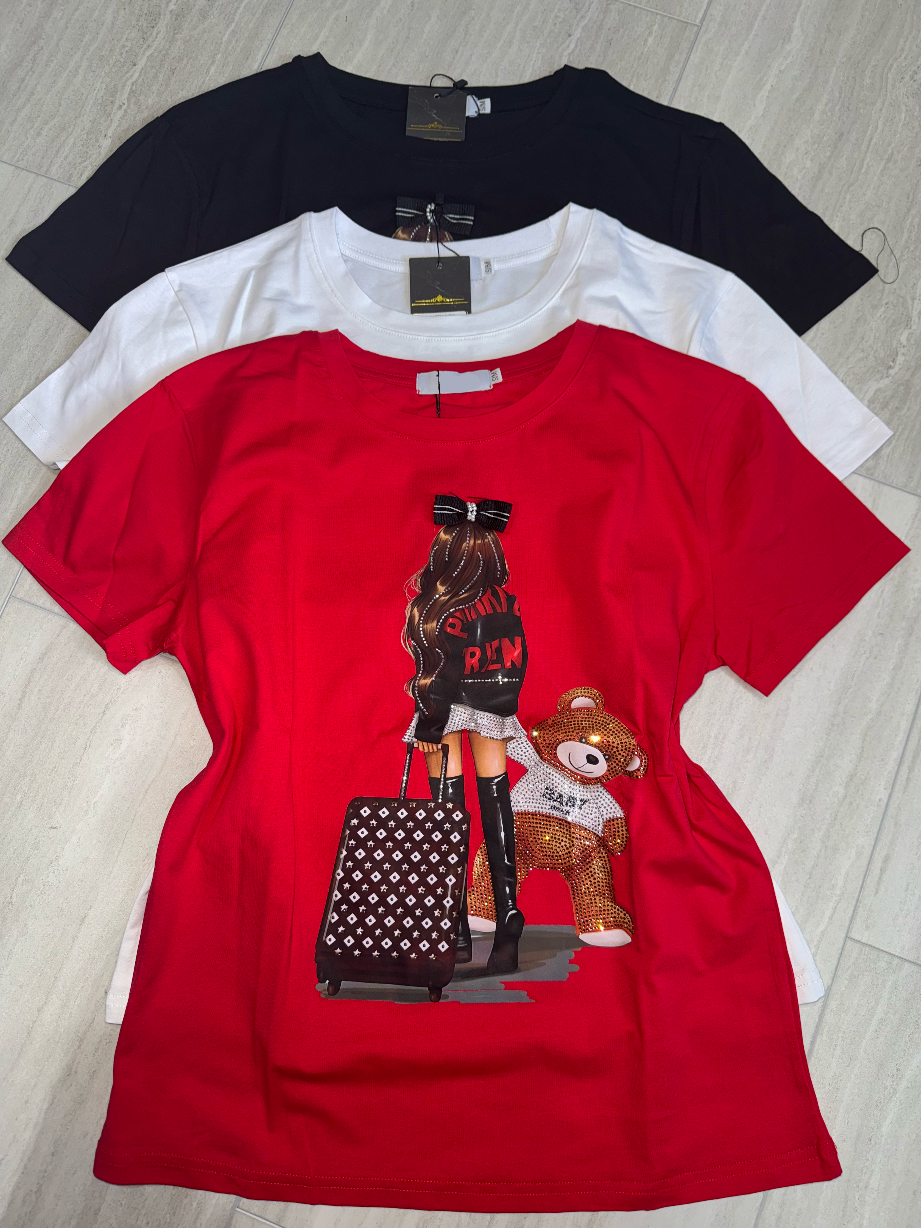 24735 Jetset Teddy Tee