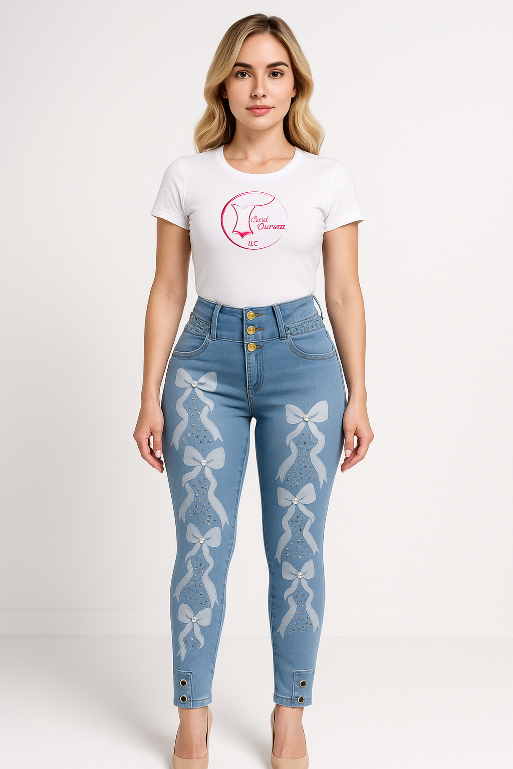 Kelly Jean Colombiano Estilo Moño Coquette