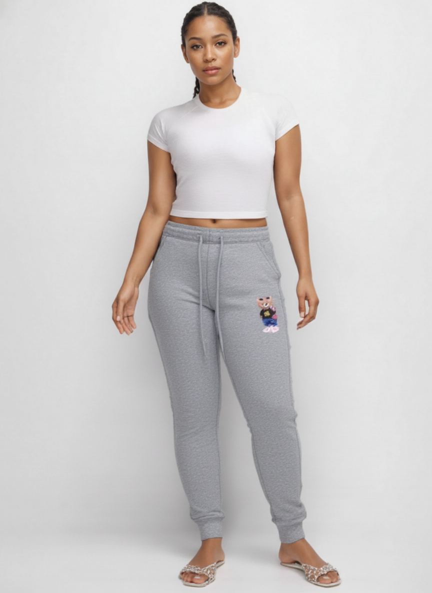 W-2214 Cozy Bear Graphic Joggers