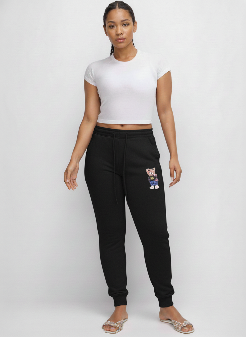W-2214 Cozy Bear Graphic Joggers