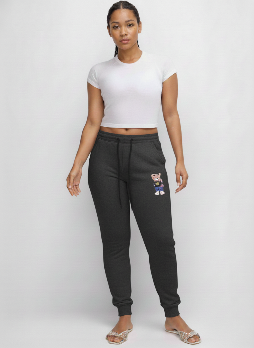 W-2214 Cozy Bear Graphic Joggers