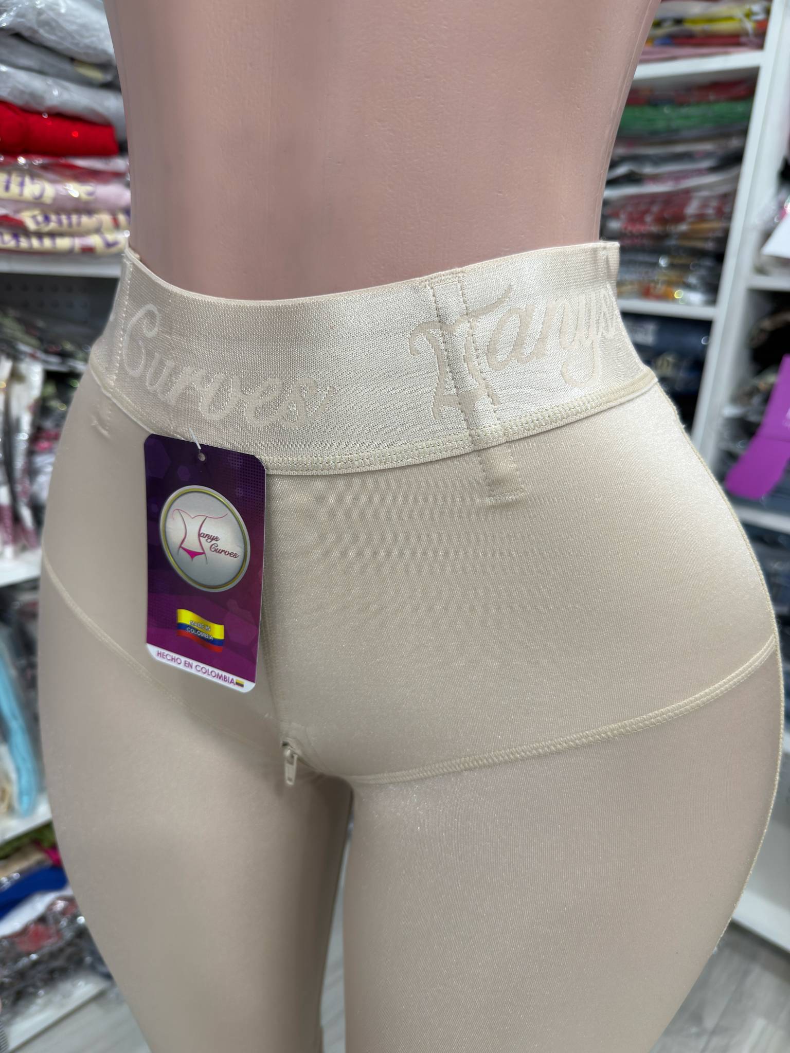 Peach Body Colombian Short Bermuda Girdle