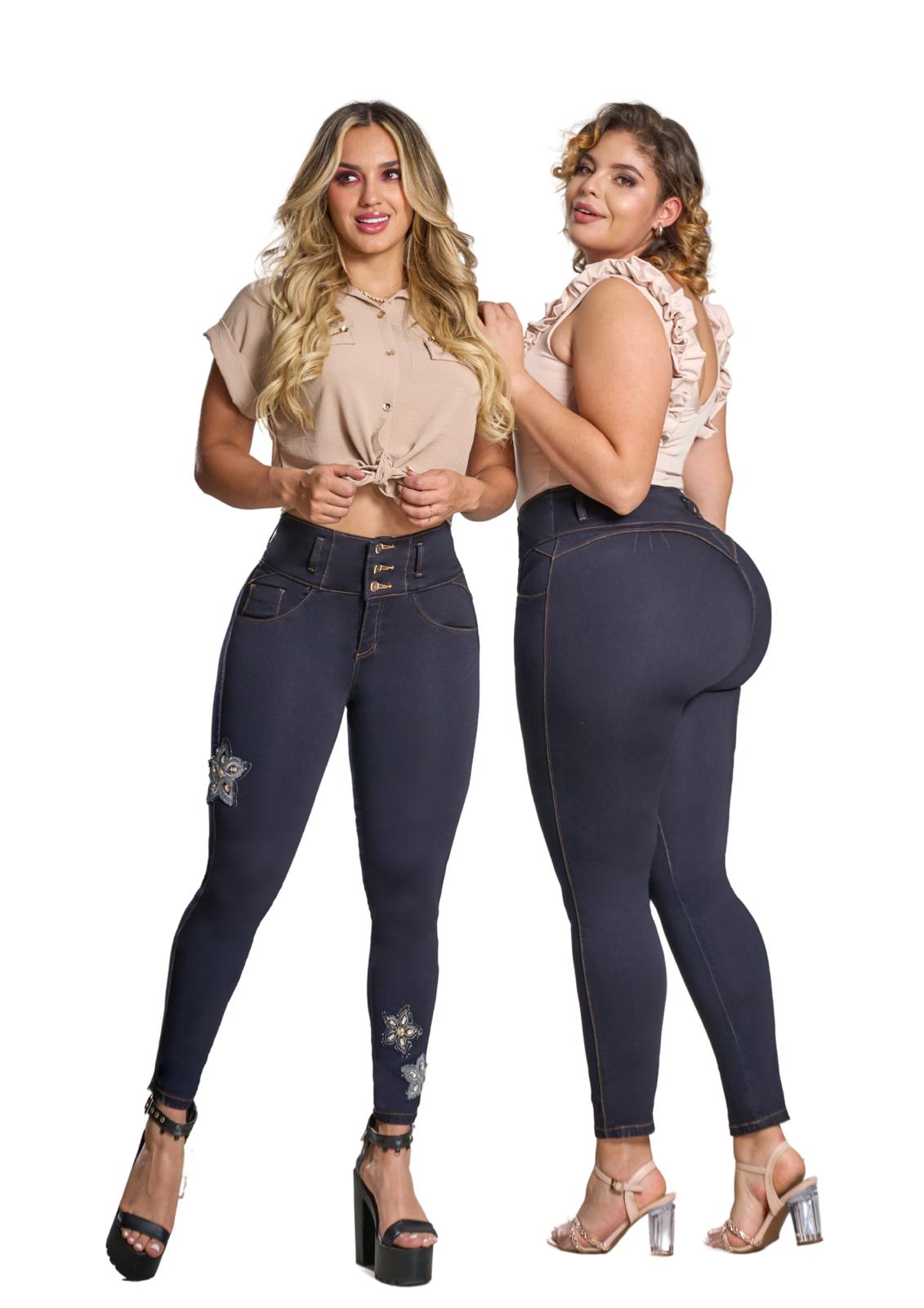 Olivia Colombian Jean with Internal Girdle style 360 Star Design