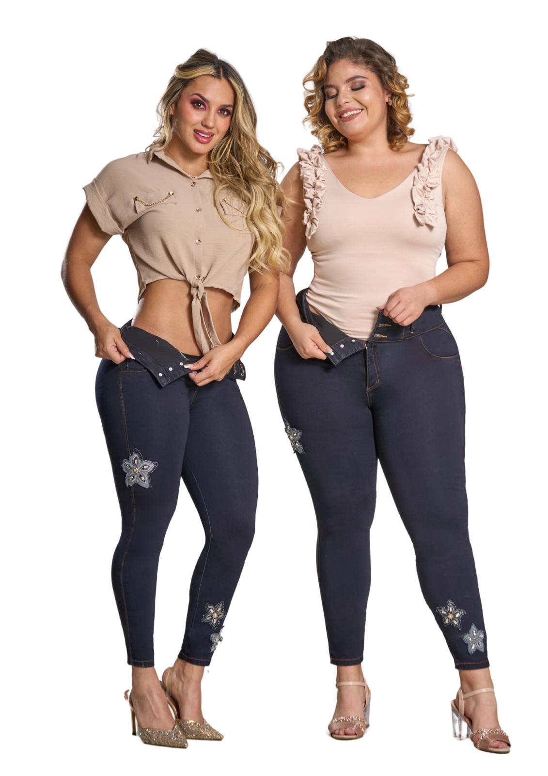 Olivia Colombian Jean with Internal Girdle style 360 Star Design