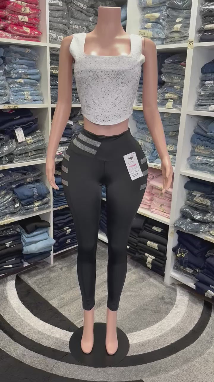 20100 Colombian Leggings with Internal Girdle Style BBL